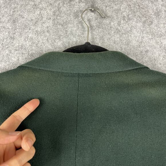 Vintage Culwell & Son Wool Blazer Sport Coat Mens 42R Green Gold Button 80s - Picture 15 of 16